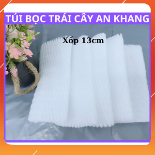 Xốp bọc trái cây 13cm , túi bọc ổi, bao bọc na, xoài, cam