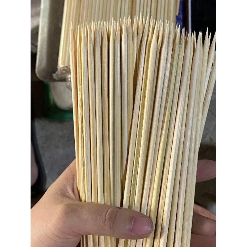 2kg/4 túi que xiên đầu nhọn đủ size 17,20cm....