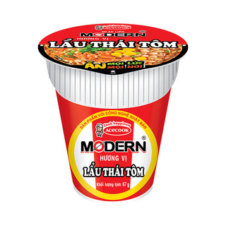 Mì ly modern lẩu thái tôm