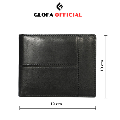 Ví Da Bò Nam GLOFA - GVT03, Da Bò Thật 100% Phong Cách Lịch Lãm Nam Tính