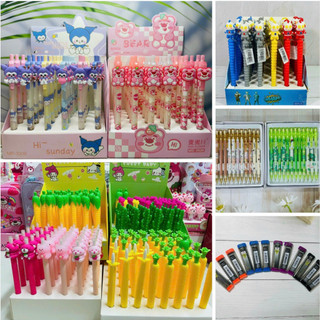Bút chì kim gấu dâu 0.5mm, bút chì kim lotso strawberry bear hot trend, bút chì kim siêu nhân, ngòi bút chì kim 0.5mm