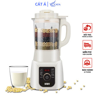 Máy làm sữa hạt, máy nấu sữa hạt đa năng 1750ml dễ dàng sử dụng 10 lưỡi dao bảo hành 12 tháng