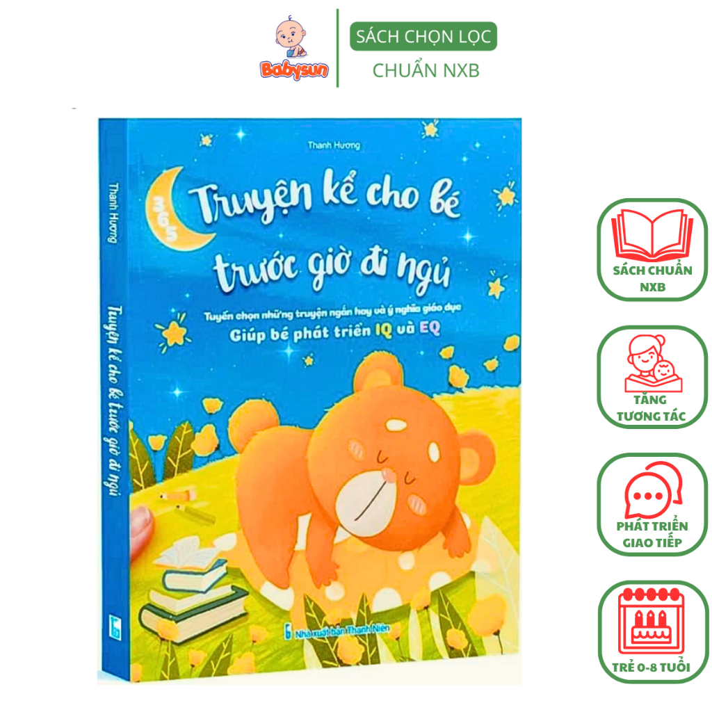 Sách 365 - Truyện Kể Cho Bé Trước Giờ Đi Ngủ - Tuyển Chọn Những Truyện Ngắn Hay Và Ý Nghĩa Giúp Bé Phát Triển IQ Và EQ