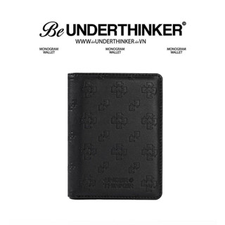 Ví Da Nam Monogram Vertical Dập Chìm Cao Cấp Chính Hãng Under Thinker