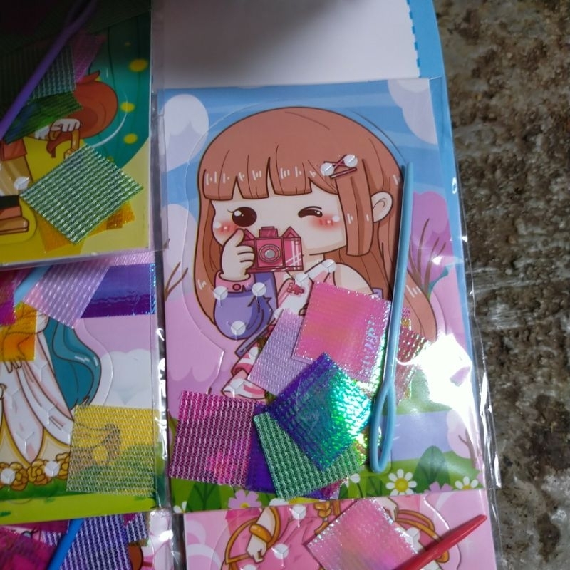 Hót Vỉ 24 tập đồ chơi dán trang trí váy công chúa siêu dễ thương