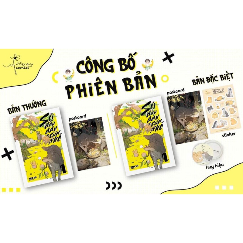 Hộp quà tặng in hình Sói Đầu Đàn Và Cún Nhỏ 1,2 đặc biệt