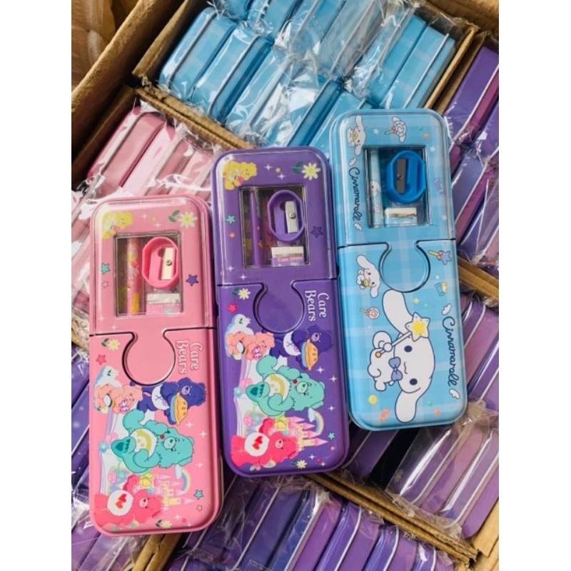 Hộp bút 2 tầng 5 chi tiết hộp thiếc hình ảnh đẹp cho bé