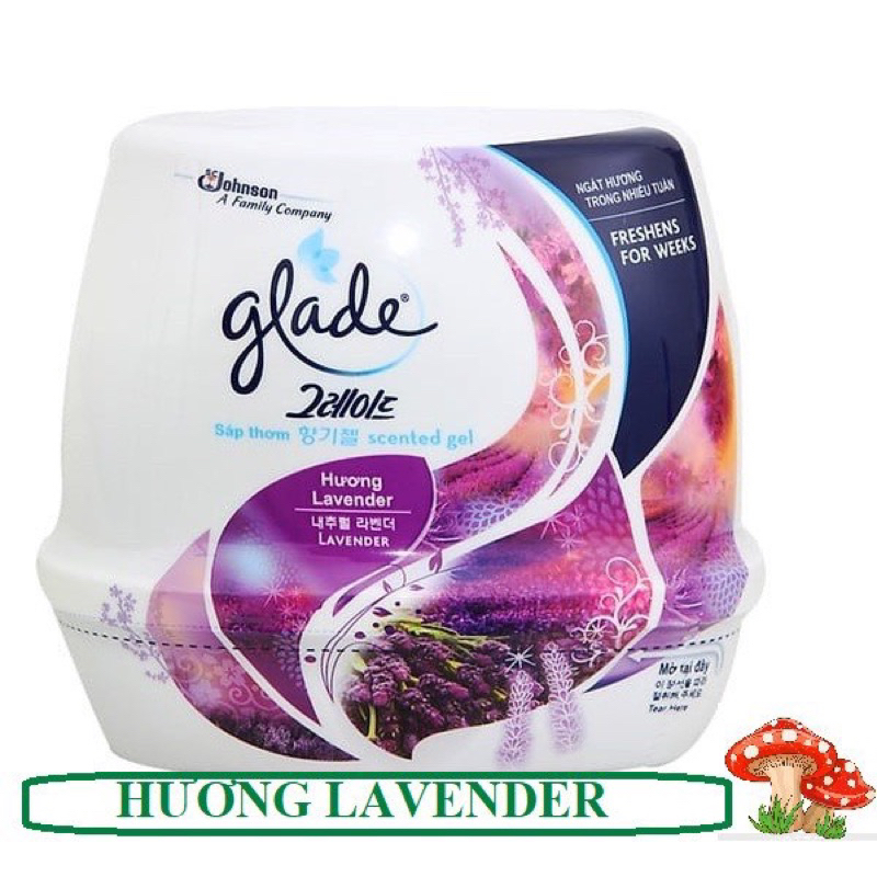 GLADE Sáp Thơm Phòng Khử Mùi Ô Tô, Toilet 180g Thái Lan.