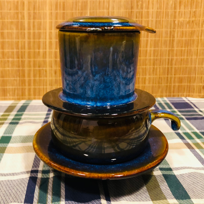 Phin Pha Cà Phê, Bình Đựng Sữa, Hũ Đựng Đường Bằng Gốm Sứ Bát Tràng (Men Sứ Hỏa Biến Cao Cấp)