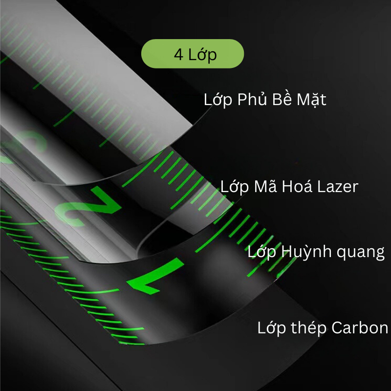 Thước Cuộn Thép, Thước Kéo, Thước Rút Bằng Thép Carbon, Phủ Huỳnh Quang Có Thể Nhìn Trong Tối Loại Dài 5m và 10m