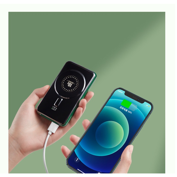 Pin dự phòng không dây Remax RPP-268 10000mAh QC3.0 22.5W / Wireless 15W / PD 20W / Cáp TypeC in & out 18W