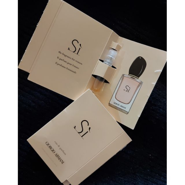 Nước hoa Giorgio Armani vial Giorgio Armani Sì EDP 2ml - Nước hoa cao cấp, hương thơm ngọt ngào, lưu hương
