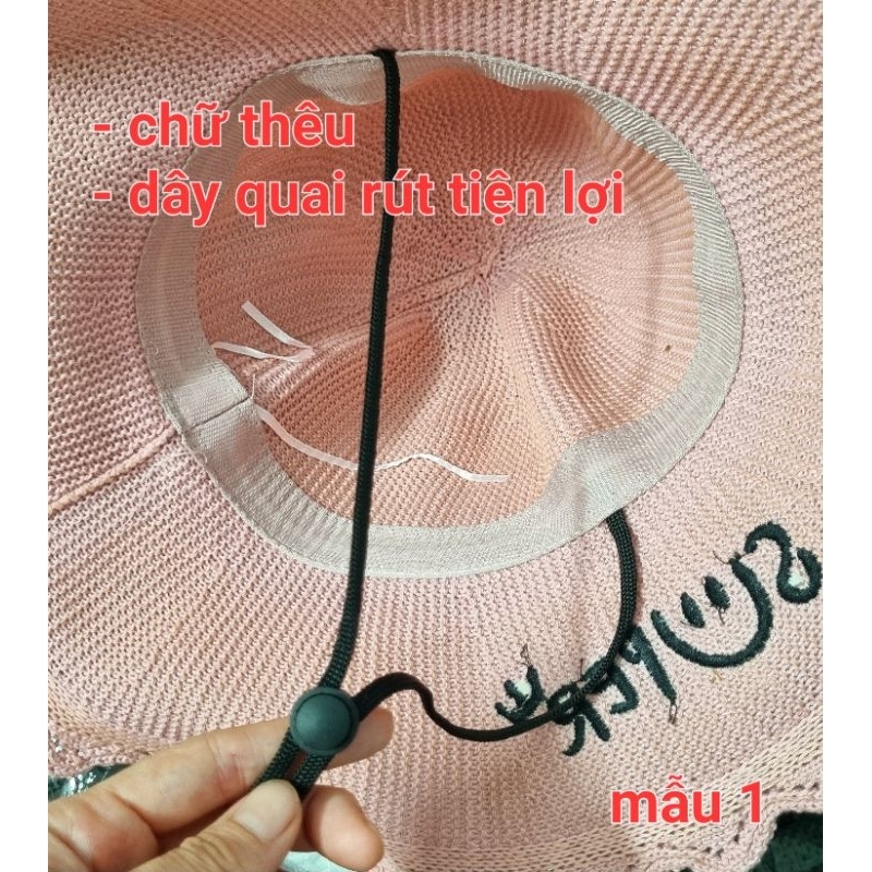 Mũ len mũ cói Quảng Châu cao cấp xinh đẹp và dễ gấp gọn mà giá lại vô cùng hạt dẻ