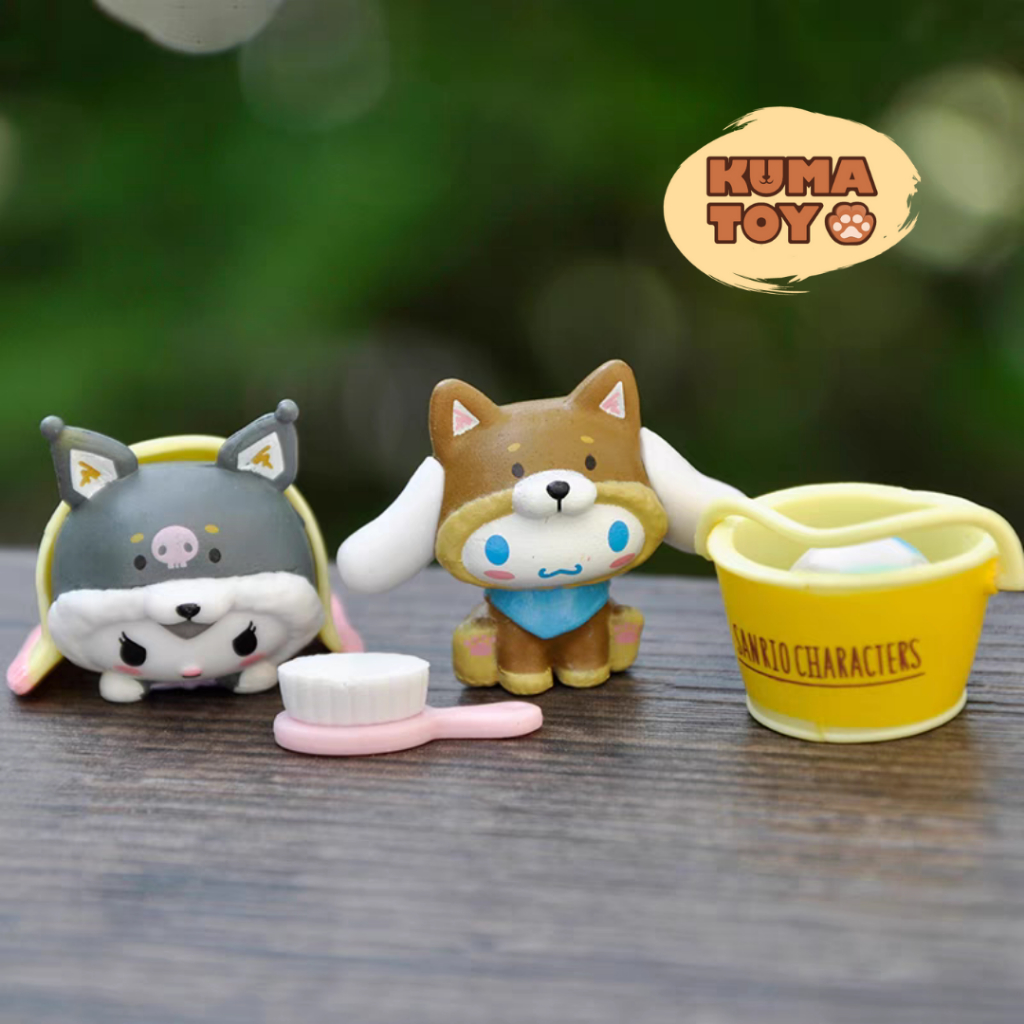 Mô hình mini Hello Kitty, Kuromi, Cinnamaroll, Purin, My Melody siêu cute