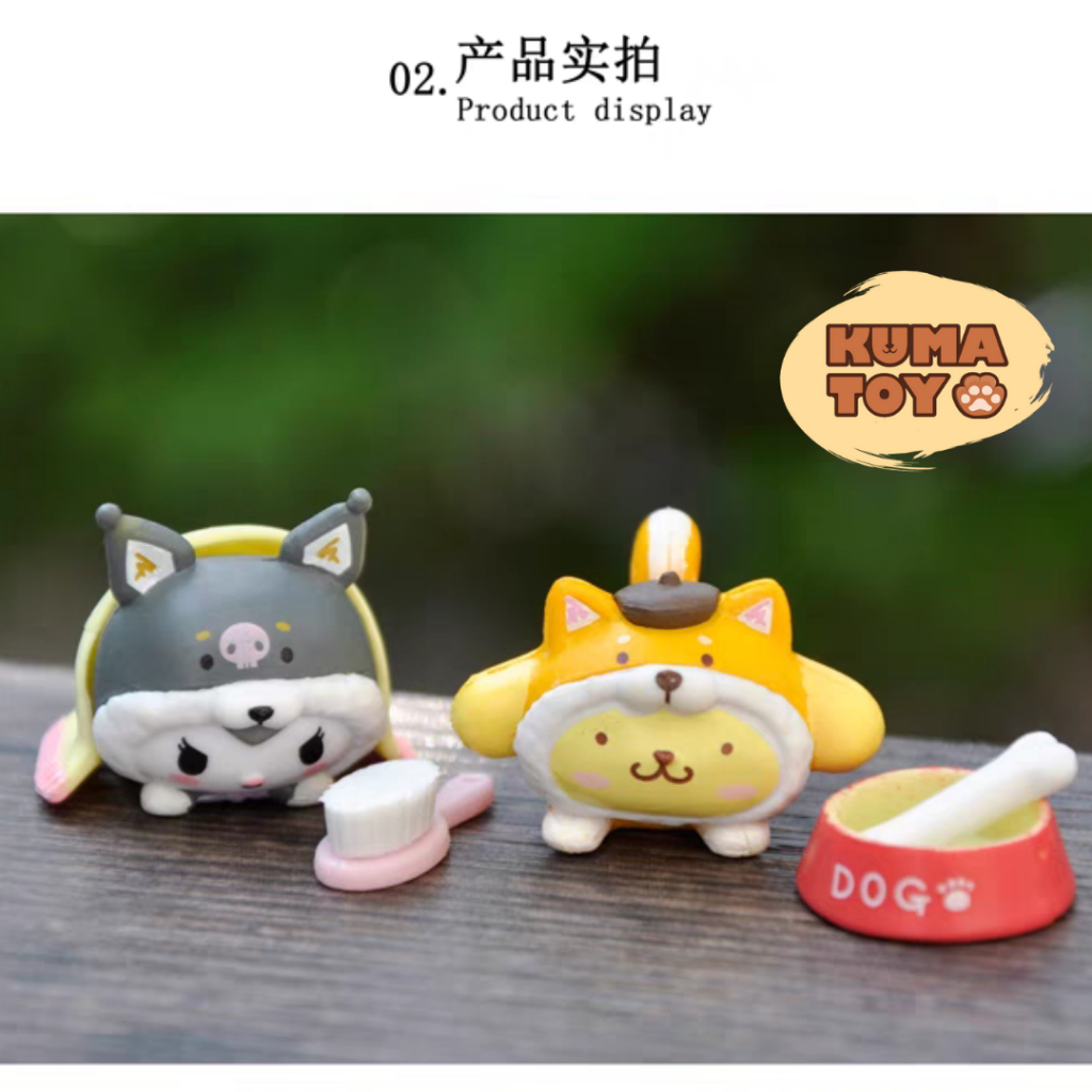 Mô hình mini Hello Kitty, Kuromi, Cinnamaroll, Purin, My Melody siêu cute