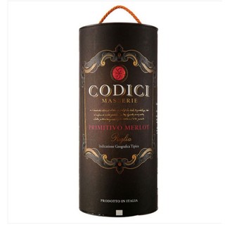 Rượu vang bịch codici primitivo merlot 3 lít - ý
