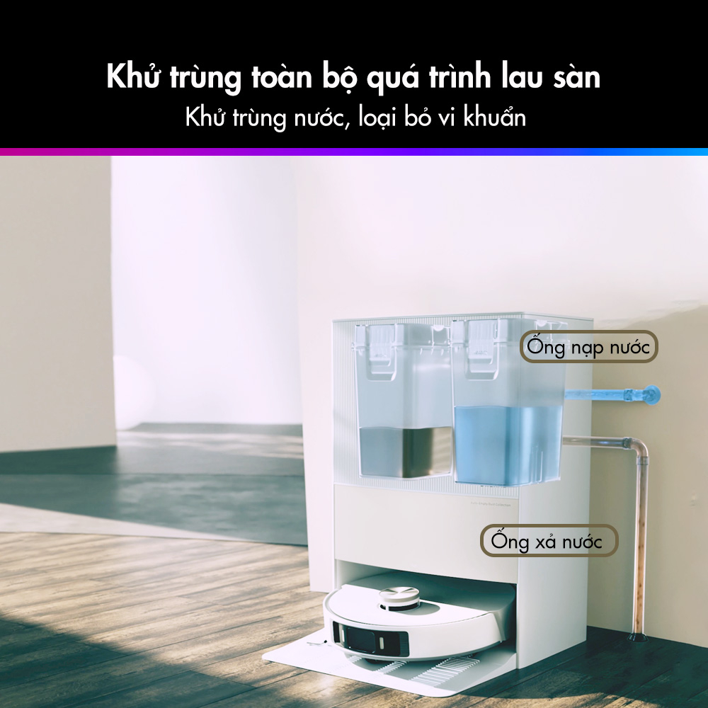 Bộ bơm xả nước tự động - Phụ kiện dành riêng cho DreameBot L20 Ultra - Hàng chính hãng