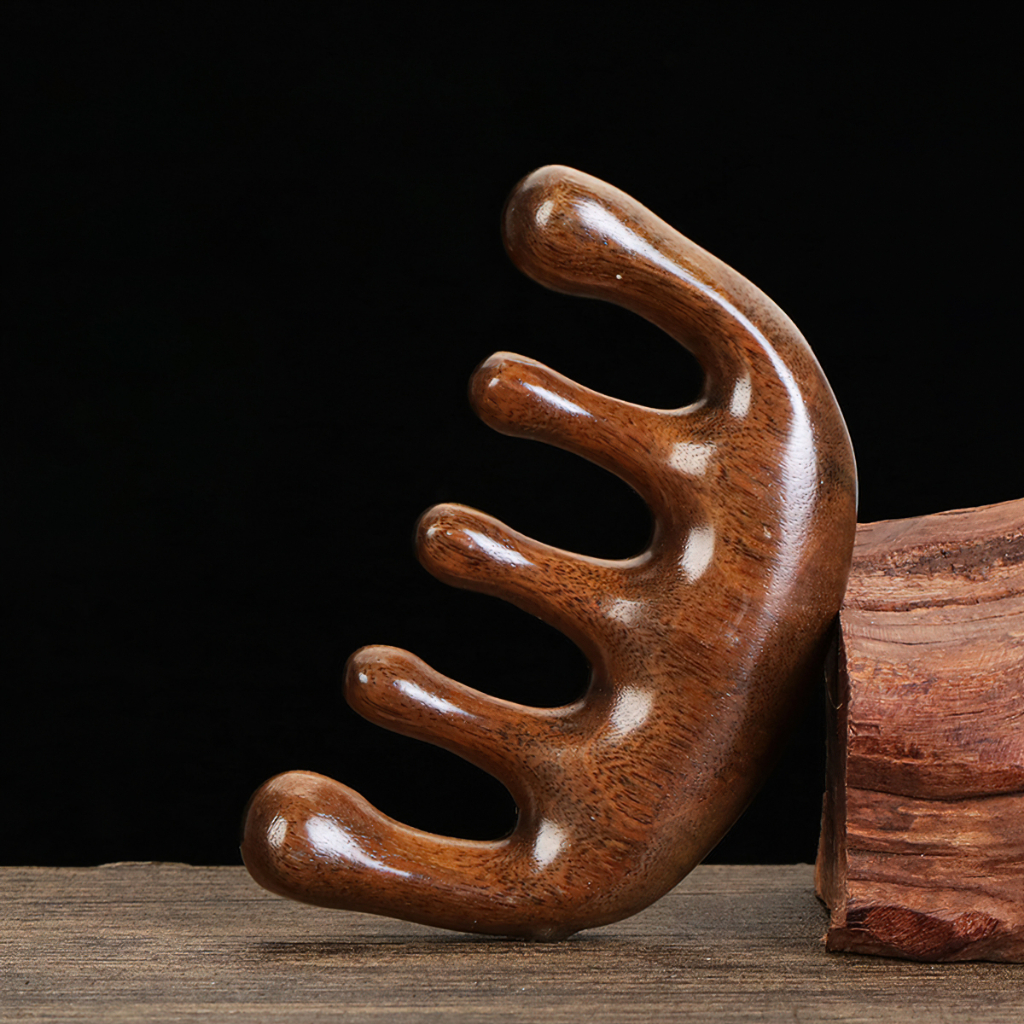 Lược  gỗ đàn hương mát xa da đầu dành cho cả nam và nữ -BeloveShop