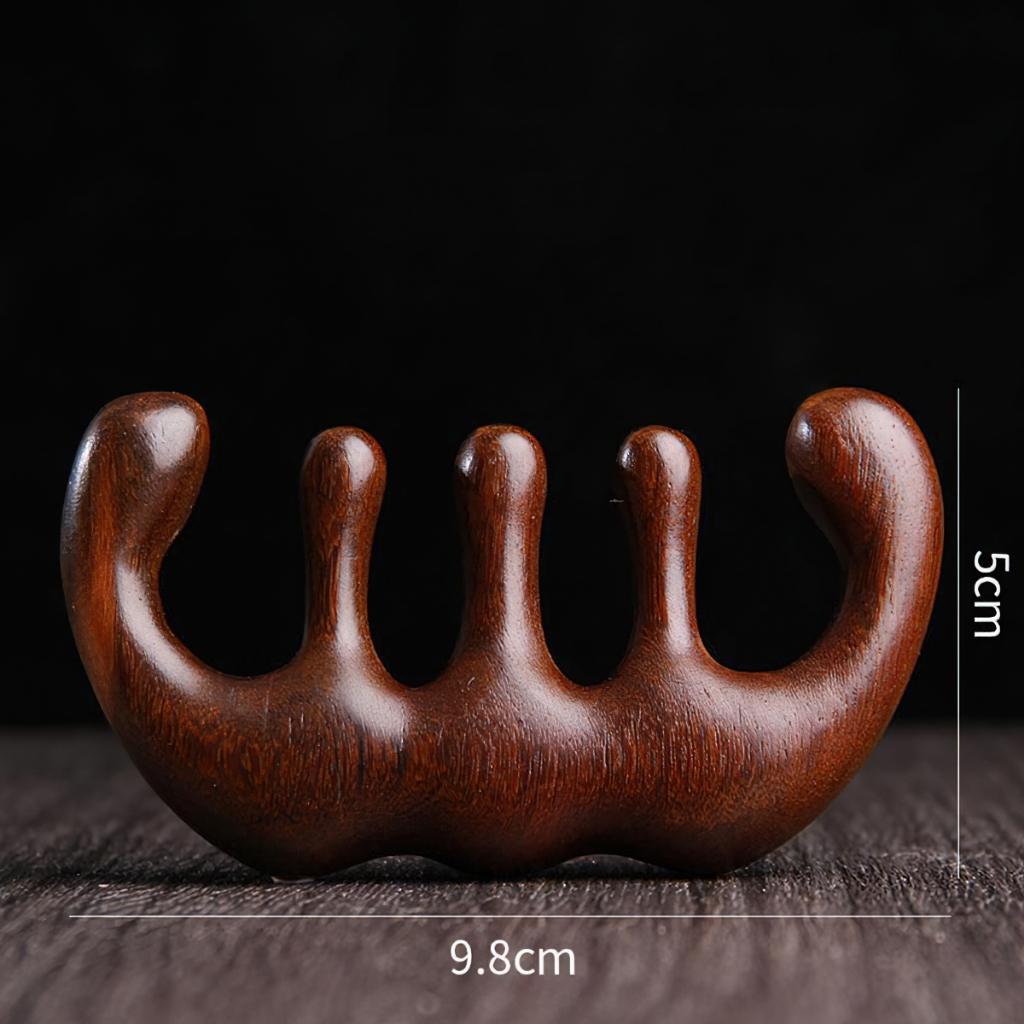 Lược  gỗ đàn hương mát xa da đầu dành cho cả nam và nữ -BeloveShop