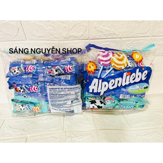 Kẹo mút Alpenliebe Ice Cream 2 vị mới gói 36 tặng 3 que [ Siêu Ngon Dài Vô Tận ]