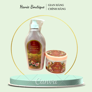 (THÁI LAN 🇹🇭 ft VIỆT NAM 🇻🇳) - Combo Dầu Gội Và Ủ Tóc Vỏ Bưởi Hồng Phục Hồi Tóc Hư Tổn Thái Lan