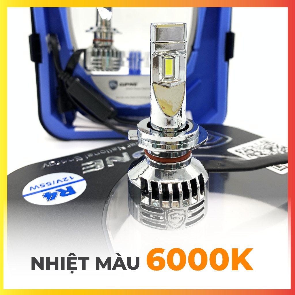 Đèn LED GPNE R4 H7 siêu sáng cho ô tô- bảo hành 3 năm