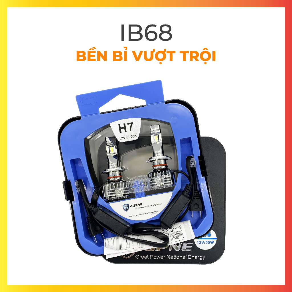 Đèn LED GPNE R4 H7 siêu sáng cho ô tô- bảo hành 3 năm