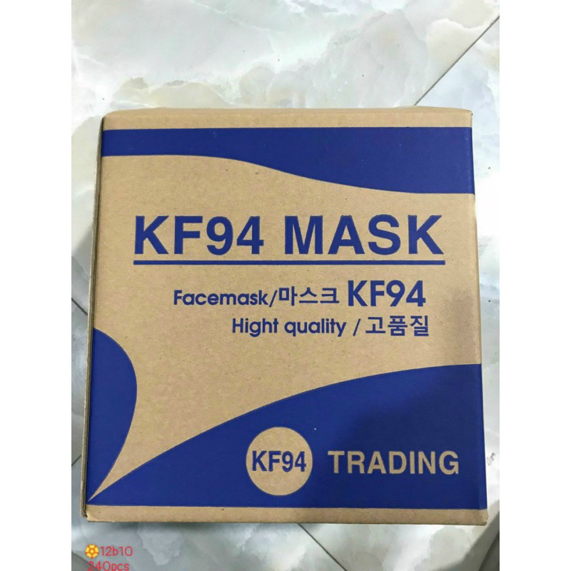  KHẨU TRANG KHÁNG KHUẨN 4D MASK KF94 ÔM SÁT MẶT LỌC BỤI BẨN