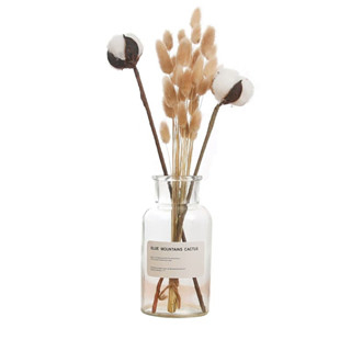 Lọ hoa thủy tinh trang trí, bình hoa decor cắm hoa giả phong cách Vintage