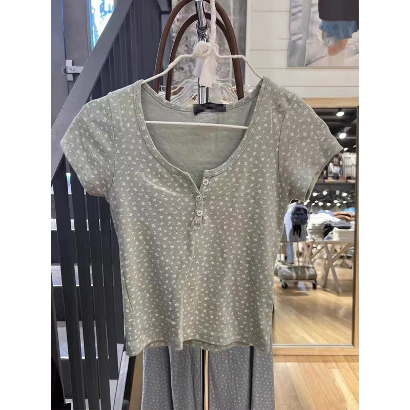 Áo phông hoa nhí Brandy xuất