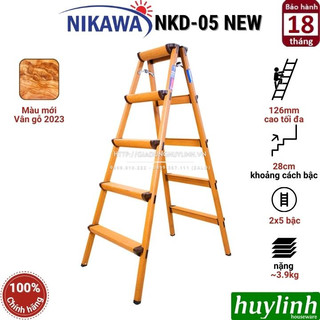 Thang nhôm chữ A Nikawa NKD-05 - 5 bậc