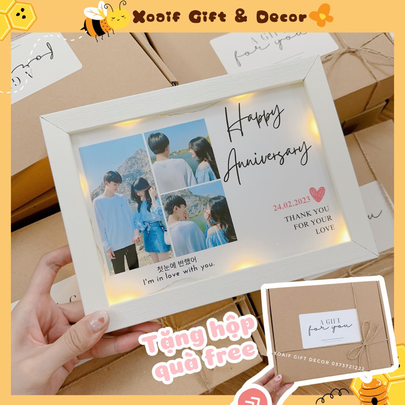 Khung ảnh để bàn quà tặng sinh nhật, valentine kỉ niệm