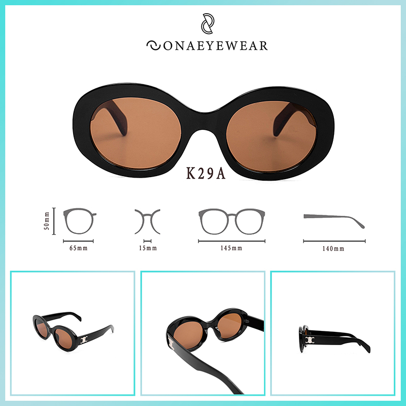 Kính râm - SONA EYEWEAR - Bản Cao Cấp  Nữ, Tròng Polycarbonate Gọng Nhựa ABS, Chống tia UV400