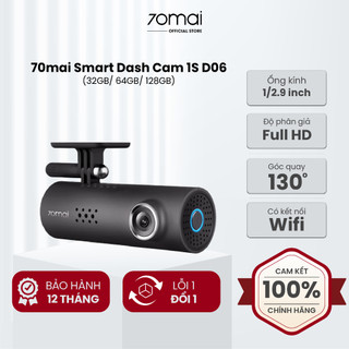 Camera hành trình 70mai Smart Dash Cam 1S D06 Phiên Bản quốc tế 1080P Điều khiển qua App và giọng nói