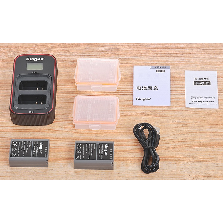 Pin sạc Ver 3 Kingma for Olympus BLN-1