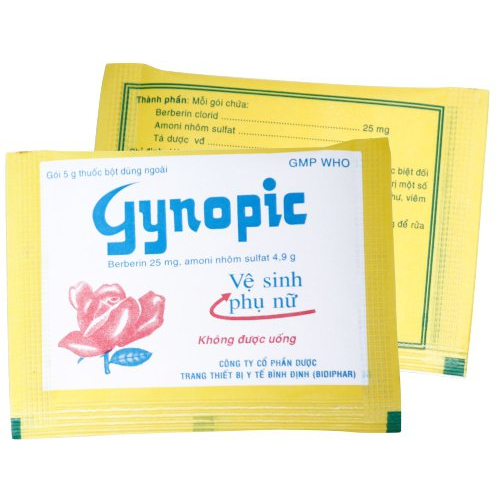 Gói vệ sinh phụ nữ hoa hồng Gynopic 5g