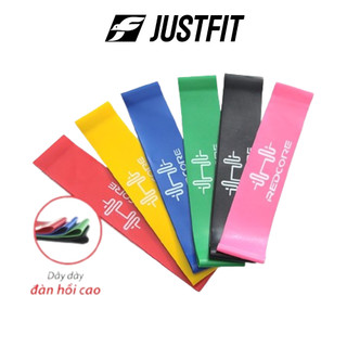 Dây kháng lực cao su tập gym JUSTFIT tập mông, chân, đùi, đai trợ lực đàn hồi cao cấp cho nam nữ