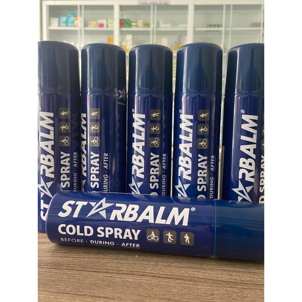 Chai xịt lạnh Starbalm - Hà Lan giảm đau tức thời (150ml) Cold spray