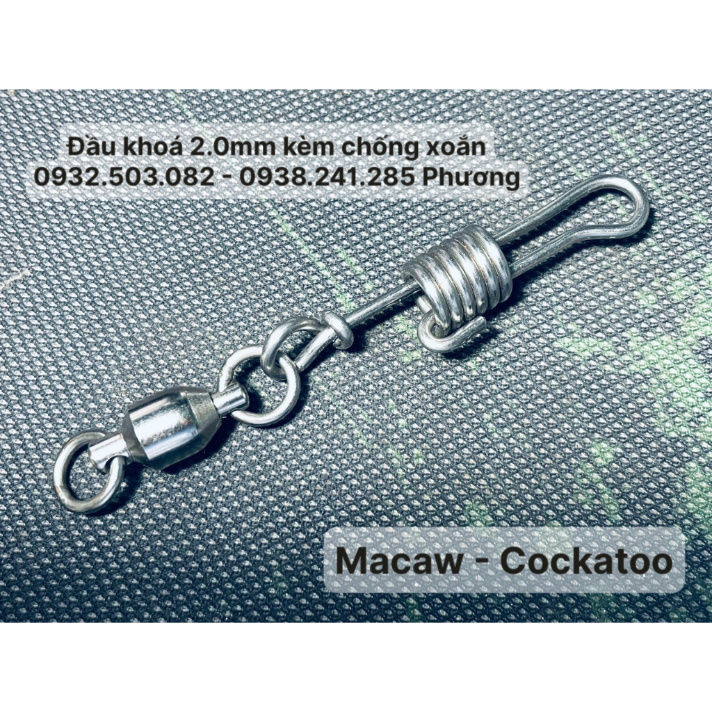 Móc khoá chân vẹt macaw - cockatoo