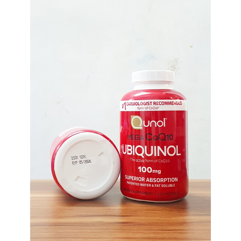 Date  2027 - Bổ tim mạch Mega Coq10 Ubiquinol 100mg 120 viên Qunol từ Mỹ