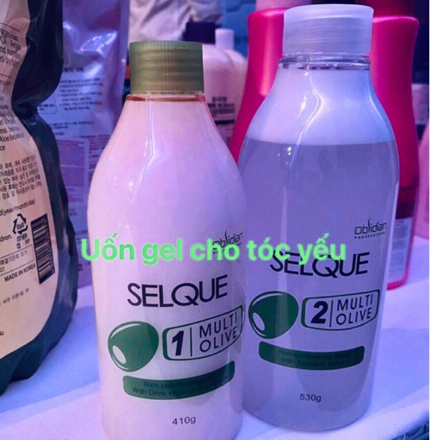 Uốn tóc olive Obsidian Selque ( uốn lạnh cao cấp, bấm phồng chân tóc)