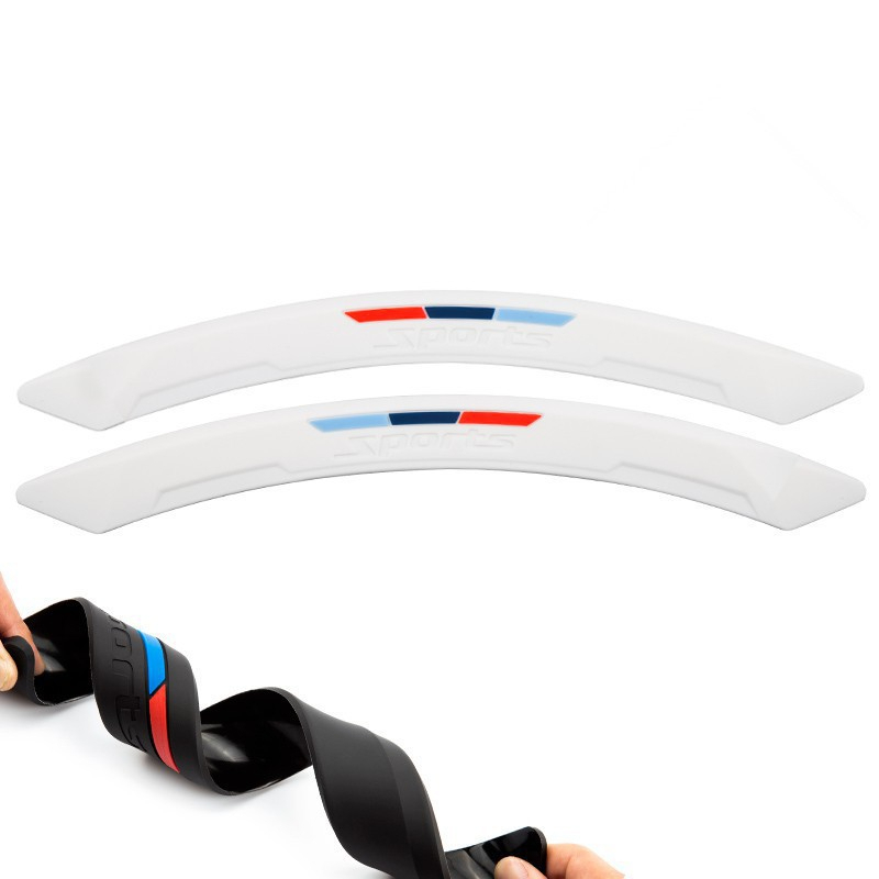 Miếng Dán Cao Su Cho Cản Bánh Xe Chống Mài Mòn Trầy Xước Chống Va Chạm Trang Trí Ô Tô