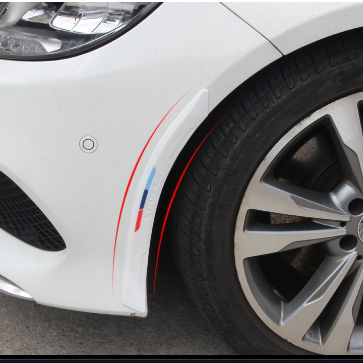 Miếng Dán Cao Su Cho Cản Bánh Xe Chống Mài Mòn Trầy Xước Chống Va Chạm Trang Trí Ô Tô