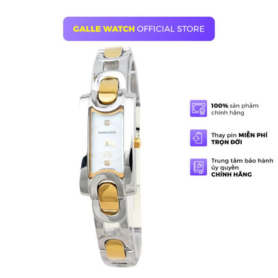 Đồng hồ nữ Romanson RM5168LCWH mặt kính cứng, chịu nước 3 ATM, dây thép đeo tay cao cấp, sang trọng, thời trang