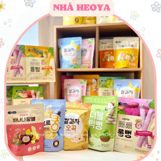 TỔNG HỢP BÁNH ĂN DẶM HỮU CƠ BEBECOOK HÀN QUỐC CHO BÉ