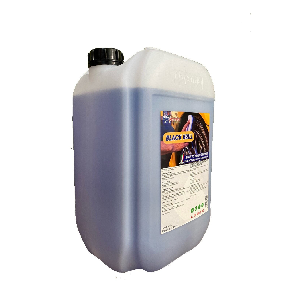 Dung Dịch Phục Hồi Màu Đen Làm Bóng Lốp Xe Black Brill Ekokemika 1L/5L/22L