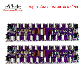Mạch công suất 48 sò 4 kênh