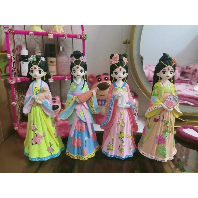 Công chúa Cổ Trang cao 24cm kèm màu cọ
