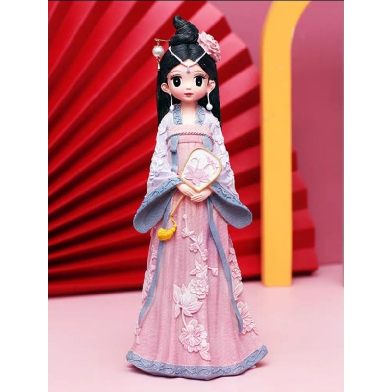 Công chúa Cổ Trang cao 24cm kèm màu cọ