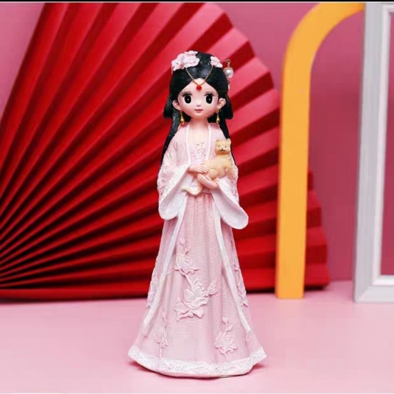 Công chúa Cổ Trang cao 24cm kèm màu cọ
